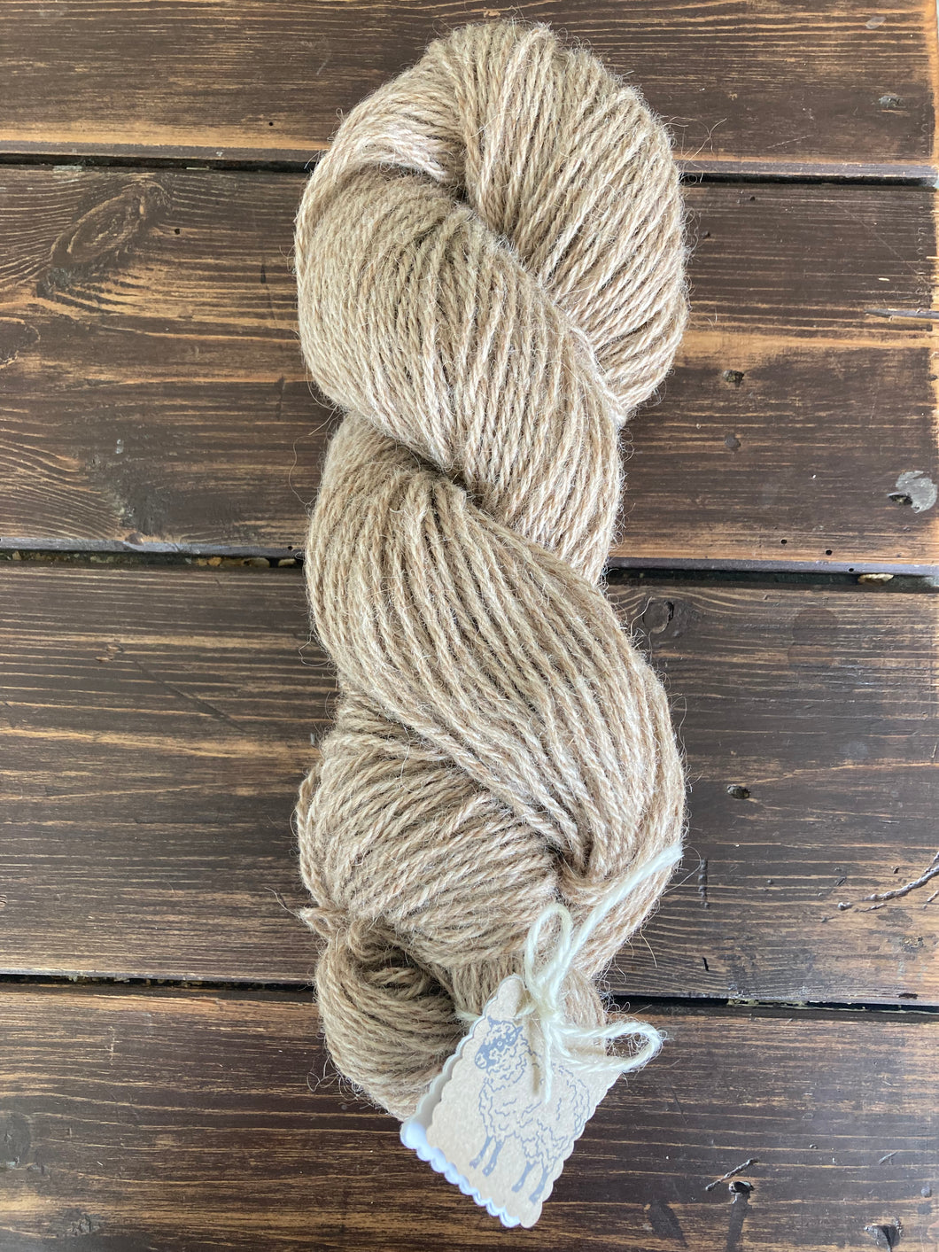 Lincoln Longwool Shearling and Alpaca Aran Weight Knitting Yarn  -  100g hank