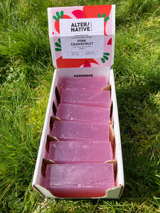 Suma Alter/native  Unboxed Soap Glycerine and Pink Grapefruit 90g