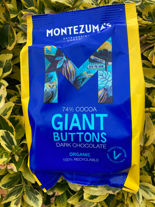 Montezuma Giant Organic Chocolate Buttons 74% cocoa