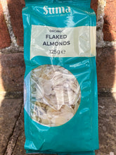 Load image into Gallery viewer, Suma Organic Flaked Almonds 125g