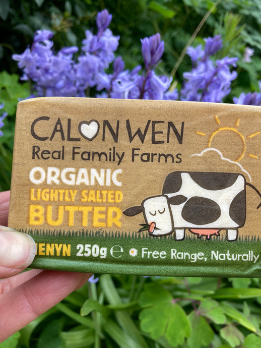 Calon Wen Lightly Salted Organic Butter 250g