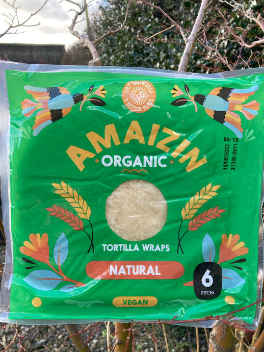 Amazin Organic Tortilla Wraps 240g