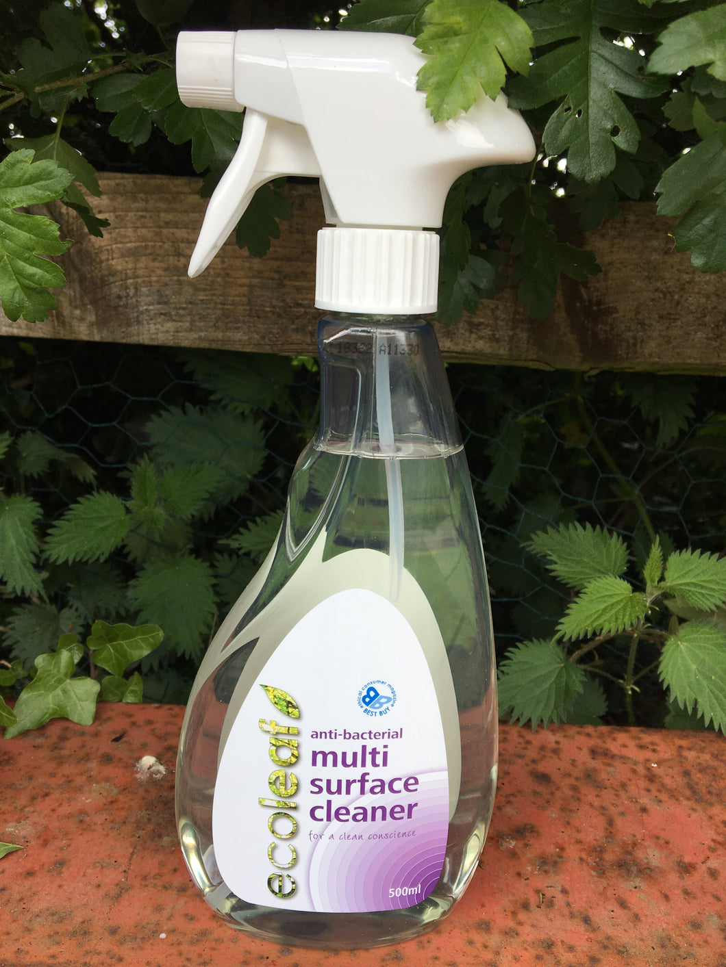 Ecoleaf Multi Surface Cleaner 500ml trigger spray or refill